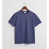 Gant Mens Regular Shield Golfer In Blue Melange