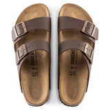 Birkenstock Unisex Arizona Birko Flor Sandals In Dark Brown