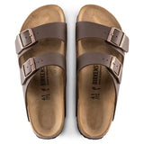 Birkenstock Unisex Adults Arizona Birko Flor Sandal In Dark Brown