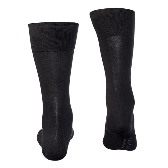 Falke Mens Sensitive Cotton Socks In Black