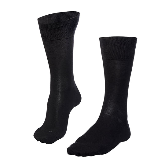 Falke Mens Sensitive Cotton Socks In Black