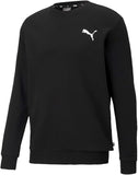 Puma Black Essential Small Logo Crew Sweater