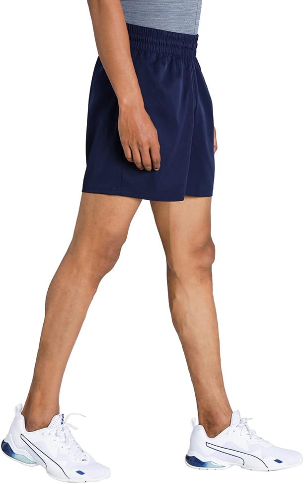Puma Mens Performance Woven 5" Shorts In Peacoat Blue