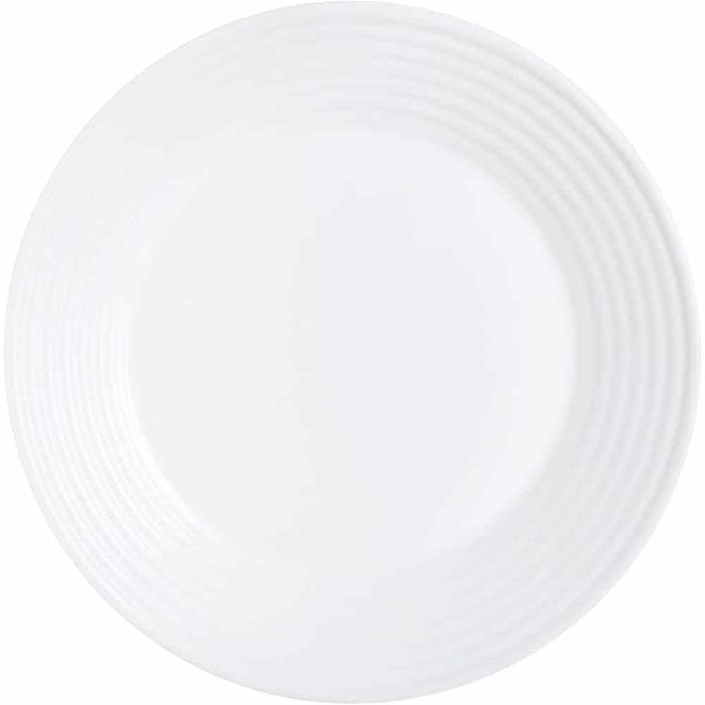 Jenna Clifford Embossed Line Set of 4 Side Plates In White