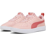 Puma Girls Rickie Junior Sneakers In Peach Smoothie/Electricblush