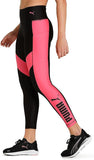 Puma Womens Fit Eversculpt 7/8 Tights In Black/Pink