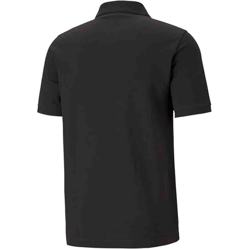Puma Mens Essential Pique Polo Golfer In Black