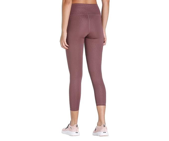 Puma Womens Flawless High Waist 7/8 Tight In Plum