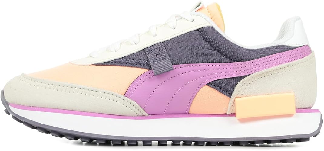 Puma Womens Future Rider Play On Sneakers In Fizzy Melon/Pristine