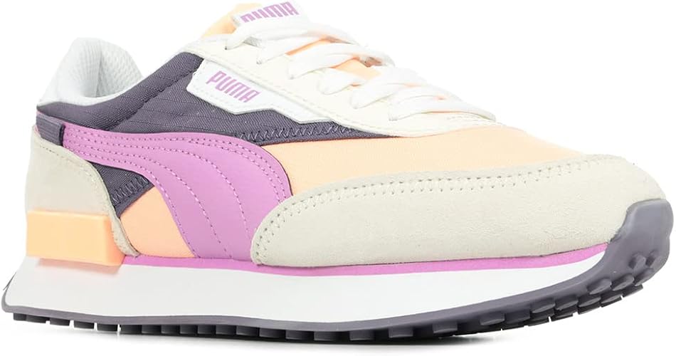 Puma Womens Future Rider Play On Sneakers In Fizzy Melon/Pristine
