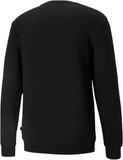 Puma Black Essential Small Logo Crew Sweater