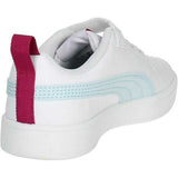Puma Girls Infants Rickie Ac+ Sneakers In White/Icy Blue/Dark Pink
