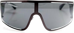 Emporio Armani Mens Metalic Robot Sunglasses In Dark Gun Metal