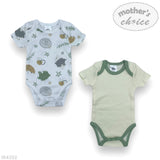 Mother's Choice Boys 2 Pack Romper Set In Green