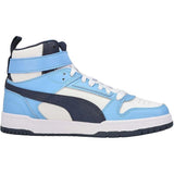 Puma Boys RBD Game Jr Sneakers In White/Club Navy/Team Blue