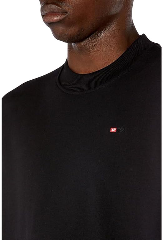 Diesel Mens Black S-Rob-Microdiv Sweatshirt