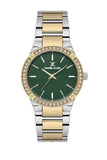 Daniel Klein Womens Watch In Gold & Green