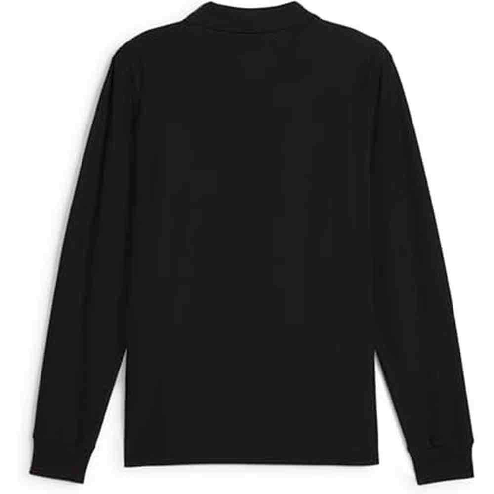Puma Mens Ferrari Race Long Sleeves Polo T-Shirt In Black