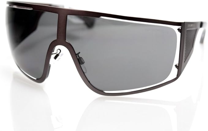 Emporio Armani Mens Metalic Robot Sunglasses In Dark Gun Metal