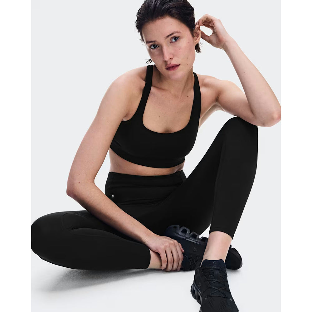 On Womens Studio Tights 7/8 In Black