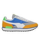 Puma Mens Future Rider Play On Sneakers In Quarry/Tangerine