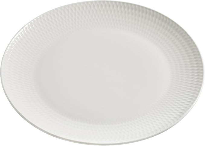 Maxwell & Williams Coupe Diamond Dinner Plate 27cm In White