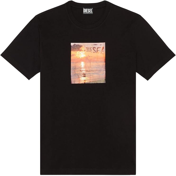 Diesel Ladies  T-Shirt In Black