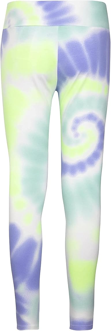 Converse Girls Tie Dye High Leggings In Light Dew