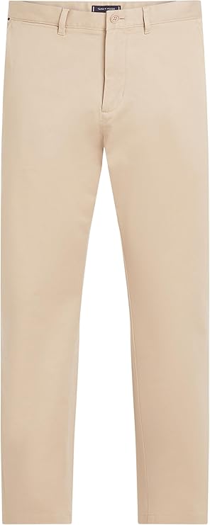 Tommy Hilfiger Mens Harlem Chino Satin Khaki
