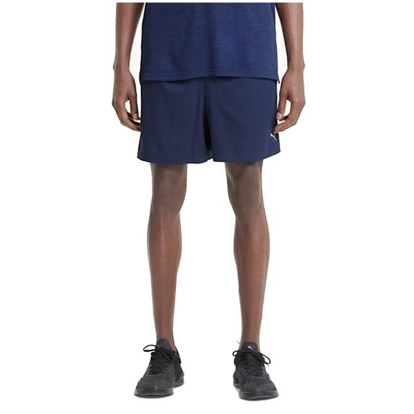 Puma Mens Performance Woven 5" Short In Navy Blue