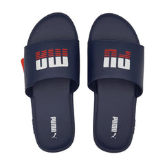 Puma Boys Sporty Zadp Slides In Navy
