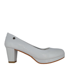 Pierre Cardin Ladies Milly White Heels