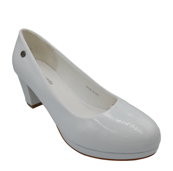 Pierre Cardin Ladies Milly White Heels