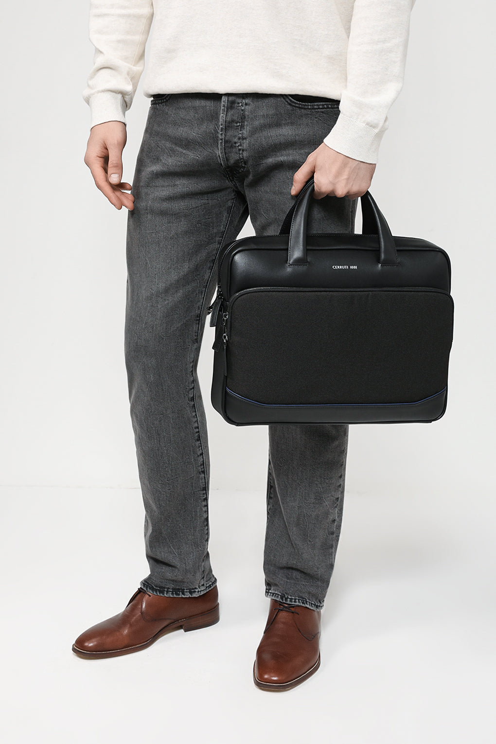Cerruti 1881 Pascal Briefcase In Black