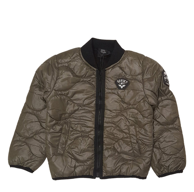 Soviet B Harlem Boys Quilted Fashion Jacket
