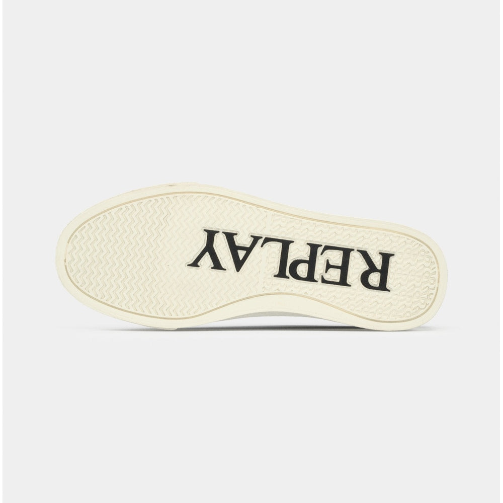Replay Mens Evan Edit Shoes In Black & White