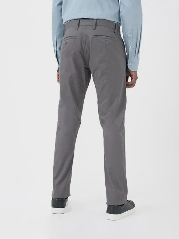 Polo Mens Essential Straight Leg Chino In Charcoal