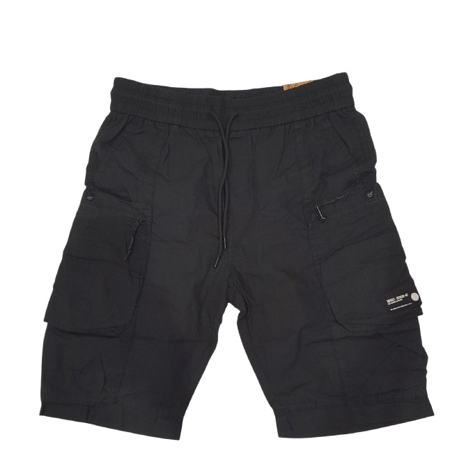 Soviet Mens Tactic Nylon Shorts In Black