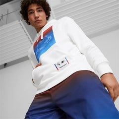 Puma Mens Bmw Mms Road Trip  White Hoodie