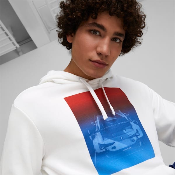 Puma Mens Bmw Mms Road Trip  White Hoodie