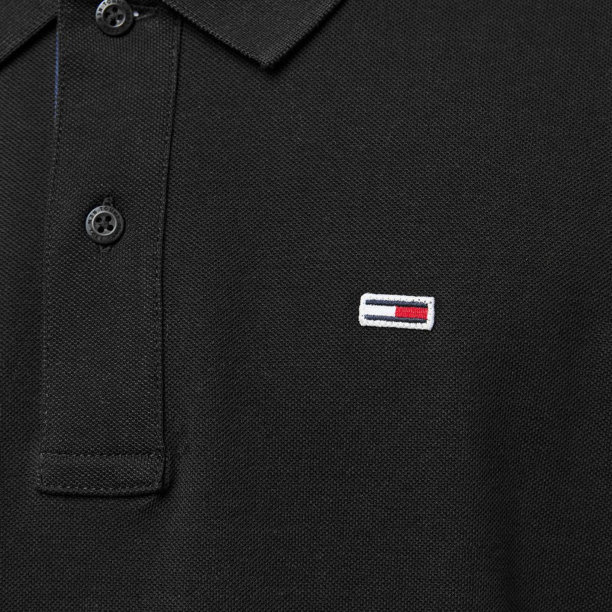 Tommy Hilfiger Slim Placket Polo Ext Black