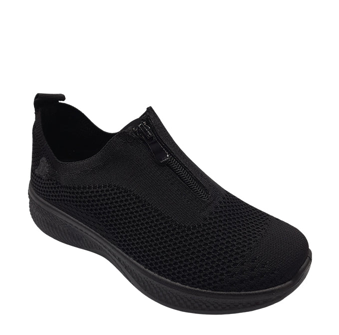 Aerofit Ladies Sneakers In Black