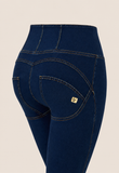 Freddy Womens High Waist Skinny Joy Jeans In Dark Navy