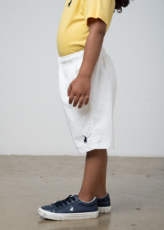 Polo Boys Paul Tennis Short In White