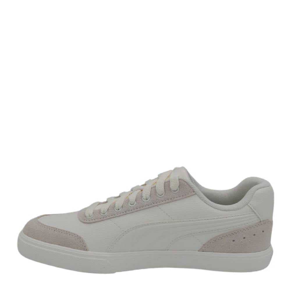 Puma Mens Court Ever Sneakers In Warm White/White