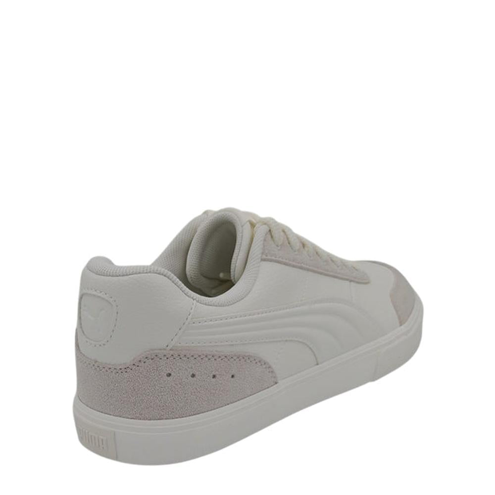 Puma Mens Court Ever Sneakers In Warm White/White