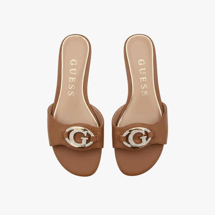 Guess Womens Tashcy Sandal Natural