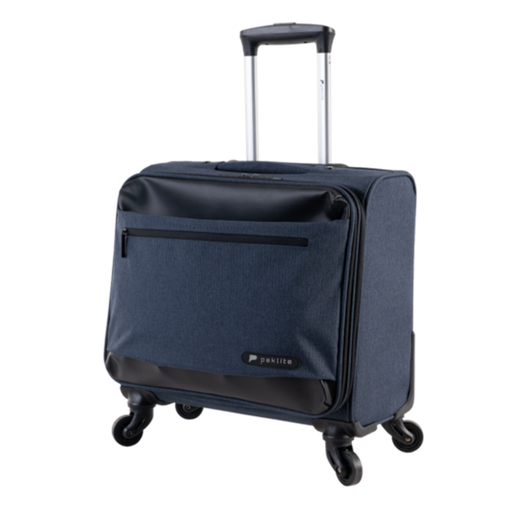 Paklite Vision Business Trolley Luggage Bag In Blue