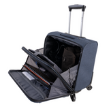 Paklite Vision Business Trolley Luggage Bag In Blue