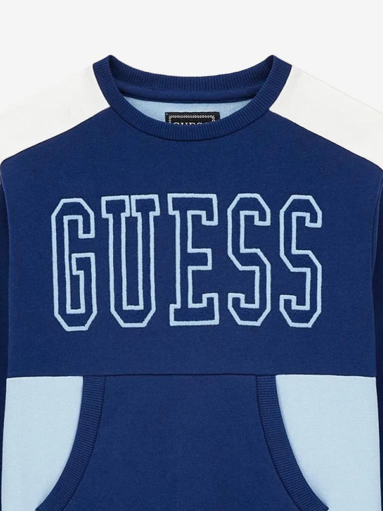 Guess Kids 2B Ls Active Top Blue